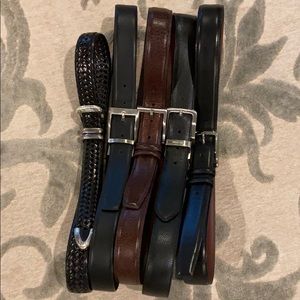 Mens Bundle of 5 Belts size 36